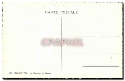 Biarritz - The Basta Rock — n°134 — Back