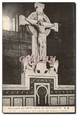 Basílica do Sagrado Coração de Montmartre — O Cristo do banco de obra, por Hippolyte Lefebvre — V.N. N° 18