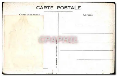 Joven mujer — retrato en marco decorado — G. Gossens, París — Reverso