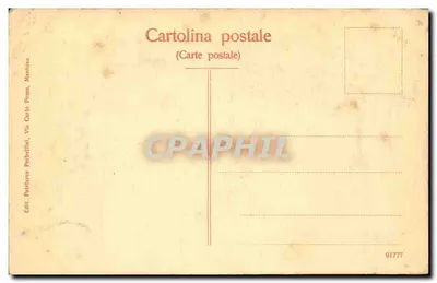 Mantova — Pałac Te, fresk Giulia Romana — wyd. Patriarca Perbellini — Rewers