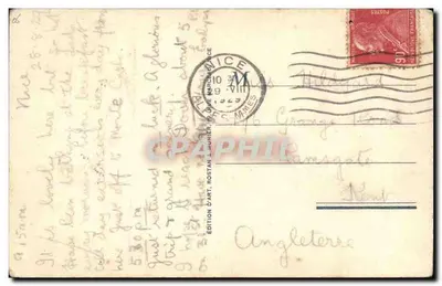 Èze (A.M.) Ogólny widok i Średnia Korniche - RM — Rewers