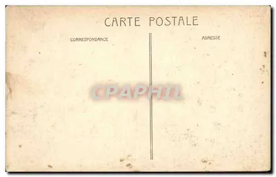 Rue Royale — vista da rua com o Panteão no fundo — editor não identificado, n° de série 61 — Verso