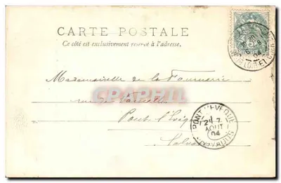Castelo de BLOIS — 21 Ala de Luís XII, a Torre da grande escada — editor não visível — Verso