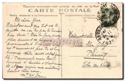 Rodovia de Megève para Saint-Gervais — O Monte Branco — 394 — Verso