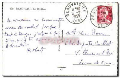 Beauvais — Klasztor — Fot. R. GATELET — n°435 — Rewers