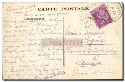 Plombières-les-Bains — Ogólny widok, z północy — Agencja wynajmu — Rewers