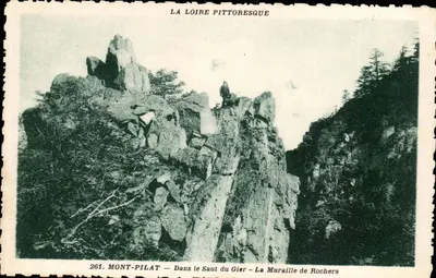 Mont-Pilat — No Saut du Gier — A Muralha de Rochas — A Loire Pittoresca