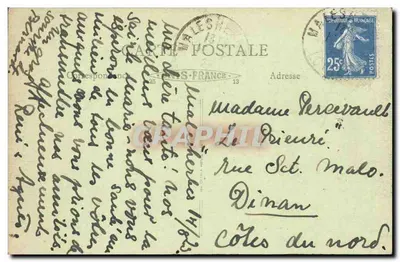 Malesherbes - La grande Sablière — kolekcja E. B., Malesherbes, nr 286 — Rewers
