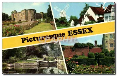 Picturresque ESSEX — Colchester Castle, Windmill, Canal, Priory Gardens — Colourmaster International