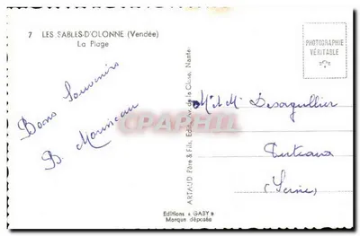 Les Sables-d'Olonne (Vendée) — Plaża — Wydawnictwo Gaby — Rewers
