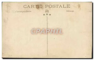 Kobieta w pelerynie — Paryż, około 1920 — kartka pocztowa — Rewers