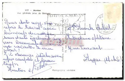 Menton — ogólne widok z Garavan — Munier — Rewers