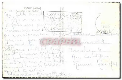 Remo no Allier — Vichy (Allier) — Edições Photo Gibb — Verso