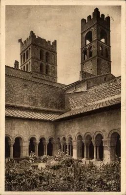 Cloître da catedral Santa Eulália — Élne (P.-O.) — Arts Graphiques H. Rond