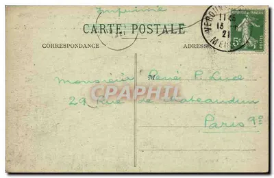 Monumento da Tranchée das Baionetas — oferecido por nossos Amigos da América — Edição HS Verdun — Verso