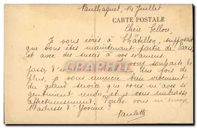 Estrada de Paulhaguet para La Chaise-Dieu — local pitoresco sobre um precipício de mais de 100 m — editor não visível — Verso