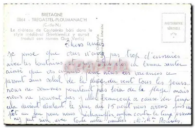Zamek Costaëres — Bretania — Prawdziwa Fotografia — Rewers