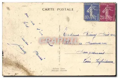 Tharon-Plage (Loire-Inférieure) — A Praia para o Sul — Saby — Verso