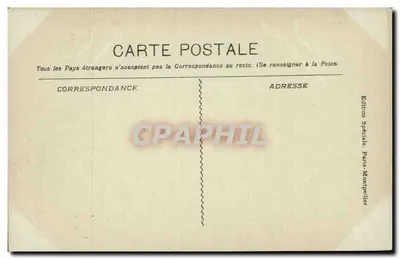 Montpellier — Façada katedry — Wydanie specjalne, Paryż-Montpellier, nr 393 — Rewers