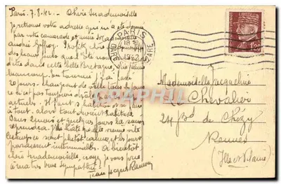 PARIS — O JARDIM DO LUXEMBURGO — Editor não identificado — Verso