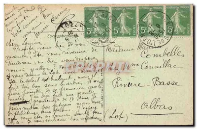 Bagnoles-de-l'Orne — Widok na Grand Hôtel z Casinu — LL. — Rewers