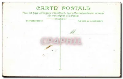 Fontainebleau. Het Park. De Fontein van Diana — uitgever onbekend, serie nr. 1 — Achterkant