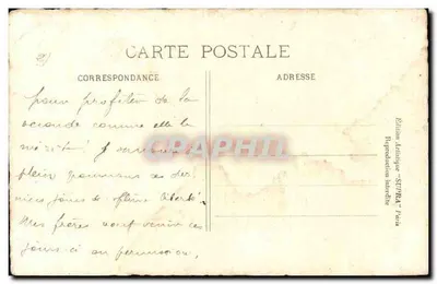 Kasteel van Valençay (Indre) — 16e eeuw — Artistieke uitgave 'STPRA' Parijs — Achterkant