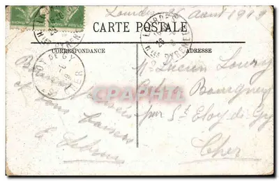 Lourdes — Esplanada widziana z Bazyliki — wydawca nieznany, n° 277 — Rewers