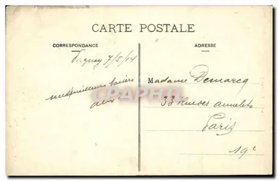 Toul Pittoresque — Facha da Catedral — Gerdolle et Briquet, editores, Toul — Verso