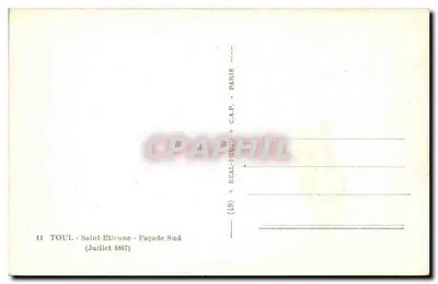 Toul - Saint-Étienne - Fachada Sur — (48) REAL-PHOTO C.A.P. PARIS — Reverso