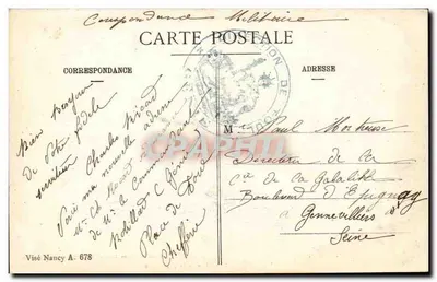 Toul - Un Angolo del Cloître della Cattedrale — Verdulle & Briquet, editori, Toul — Verso