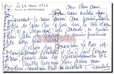 Monte-Carlo — Souvenirs — Wydawnictwo Couleurs Naturelles — Rewers
