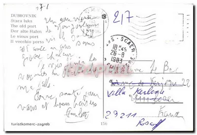 Dubrovnik — O porto antigo — touristkomerc-zagreb — Verso