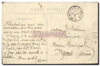 Okolice CHAMBERY — Wodospad Serraz — Wydawca L. EREYNAUD, n° 755 — Rewers