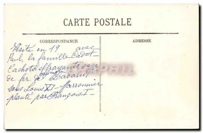 Loches — Het Koninklijk Kasteel en de Poort van de Cordeliers — LL — Achterkant