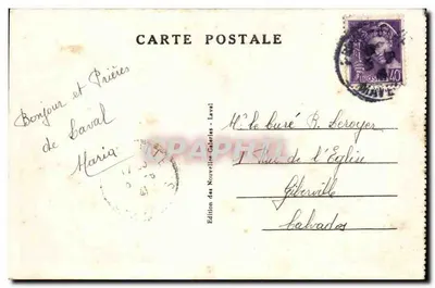 Laval (Mayenne) — A Porta Beucheresse — N.G. — Verso