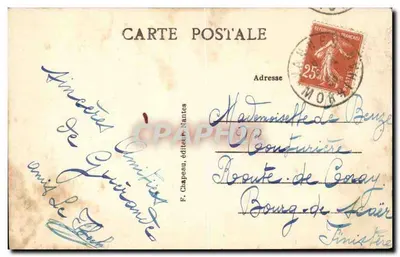 I. GUÉRANDE (Loire-Inf.) — A Porta São Miguel (século XV) — F. Chapeau, Nantes — Verso