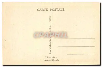 NANTES — A Psalette — Gaby, n°129 — Verso
