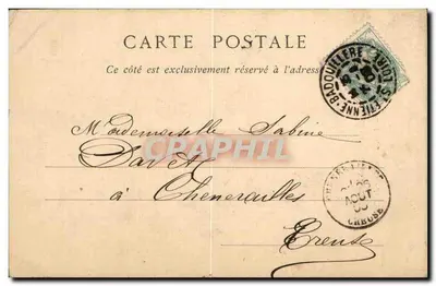 NANTES — Put binnen het Kasteel — Collecties N.D. Fot. n°39 — Achterkant