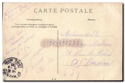 NANTES — Jardim das Plantas — O Jato d'Água C. L. C. — Verso