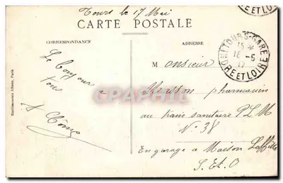 Tours — Katedra Świętego Gatiana — E.A. (wydawca) — Rewers