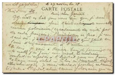ANGERS — Ogólny widok ogrodu Mail z lotu ptaka — Wydawnictwo Laroute, Angers, nr 165 — Rewers