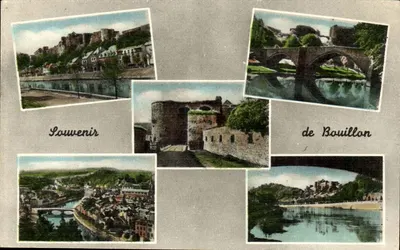 Bouillon — Vista panorâmica e monumentos — Edit P. L. E.