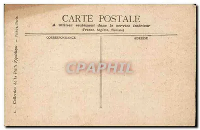 Parijs — Het Palais Luxembourg — Collectie van de Kleine Republiek, Parijs — Achterkant
