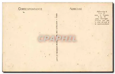 París - Vista sobre los Jardines de las Tullerías - ND — Reverso