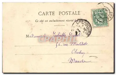 Parijs — Paleis van Justitie — Place Dauphine — onbekende uitgever, n° 123 — Achterkant