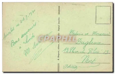 Saintes — Arc de Triomphe — R. Bergetin, wydawca, nr 6378 — Rewers