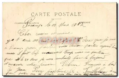 Fécamp - La Bénédictine, die Fontaine vom Square aus gesehen — L. Pourras, Fécamp — Rückseite
