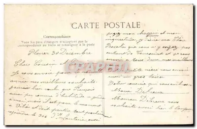 La BÉNÉDICTINE, w Fécamp — Ogólny widok, z placu — drukarnia La Bénédictine — Rewers