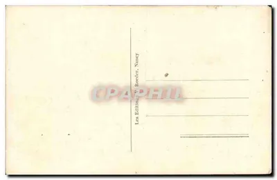 La Roche du Diable — przejście skaliste z samochodem — wydawca V. Roeder, Nancy — Rewers